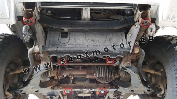 Scut motor și radiator Mitsubishi Pajero 3 (V60, V70) 5