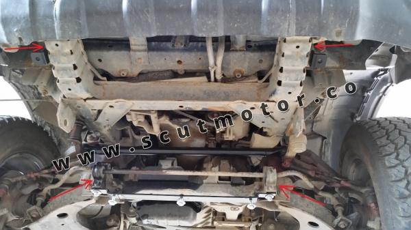 Scut motor şi radiator Nissan Navara D22 2