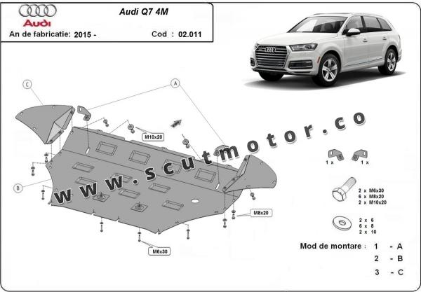 Scut motor Audi Q7 1