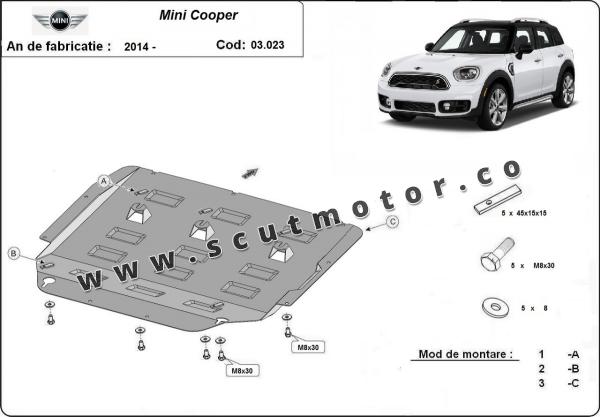 Scut motor și cutie de viteză Mini Cooper 1