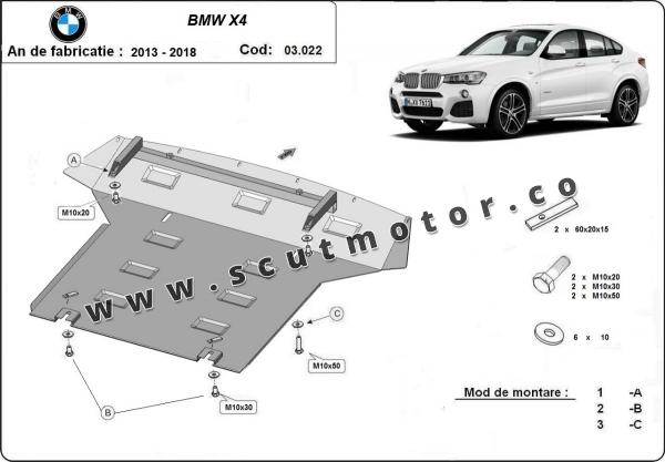Scut motor BMW X4 1