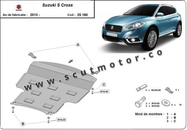 Scut motor și cutie de viteză Suzuki S-Cross 1