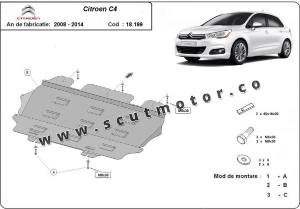 Scut motor Citroen C4 1