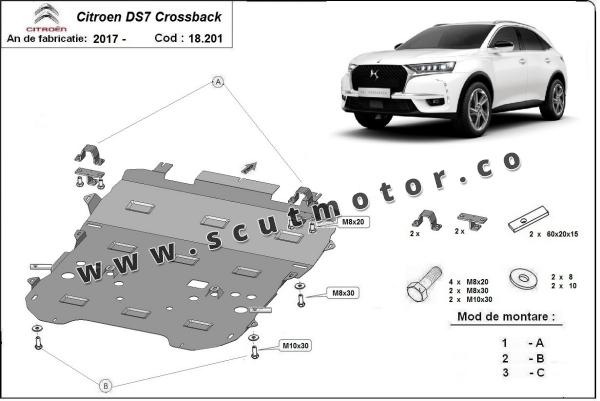 Scut motor  Citroen DS7 Crossback 1