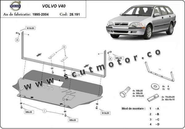 Scut motor Volvo V40 1