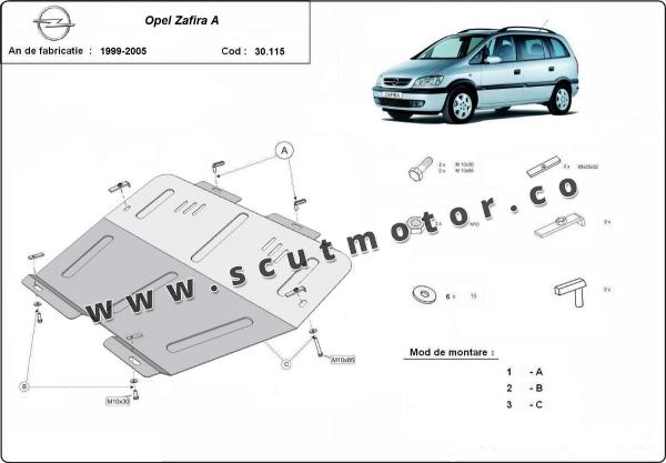 Scut motor Opel Zafira 1