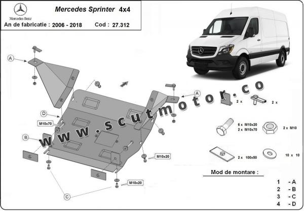 Scut motor Mercedes Sprinter 4x4 1