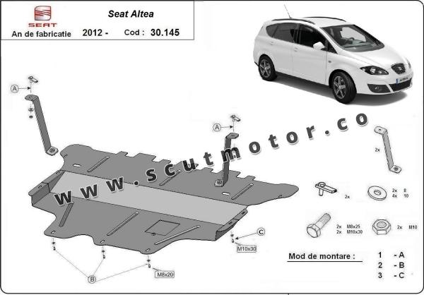 Scut motor Seat Altea - cutie de viteză manuală 1