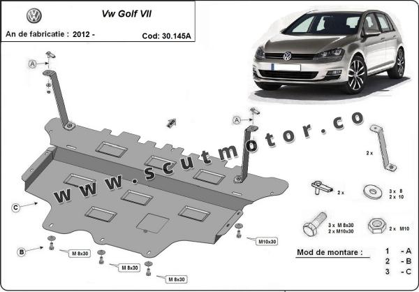 Scut motor și cutie de viteză VW Golf 7 - cutie de viteză automată 1