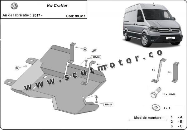 Scut rezervor AdBlue Vw Crafter 1