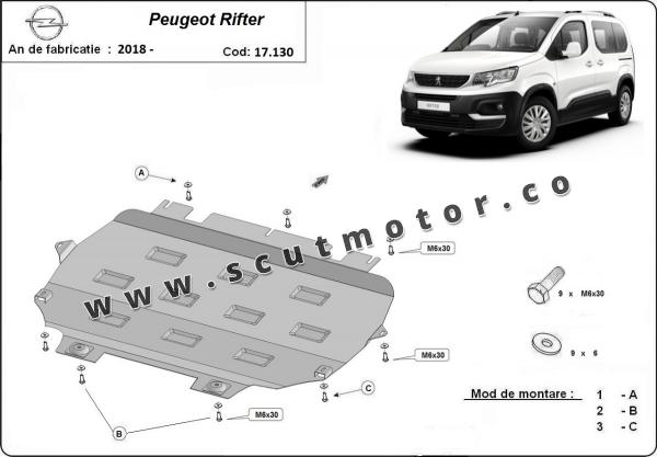 Scut motor Peugeot Rifter 1