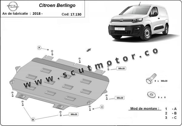 Scut motor Citroen Berlingo 1