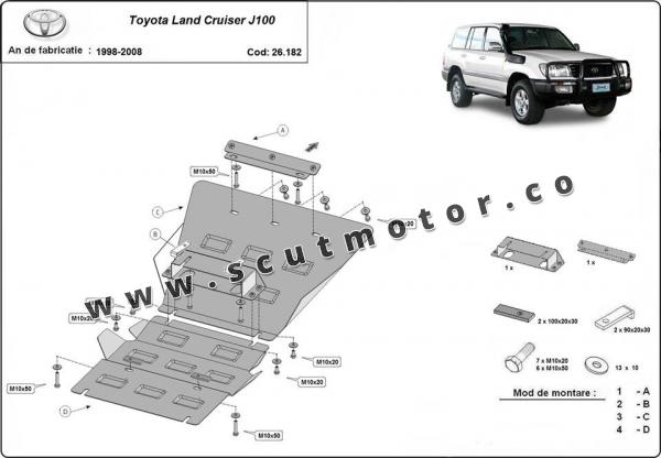 Scut motor Toyota Land Cruiser J100 1