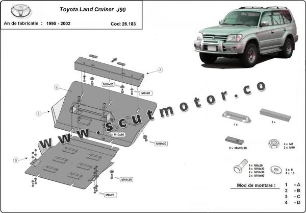 Scut motor Toyota Land Cruiser J90 1