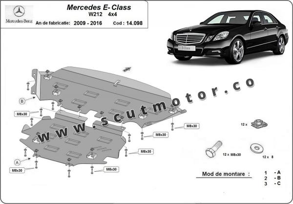 Scut motor Mercedes E-Class W212 - 4x4 1