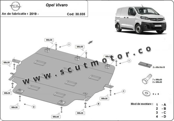 Scut Motor Opel Vivaro  3