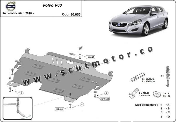 Scut motor și cutie de viteză Volvo V60 7