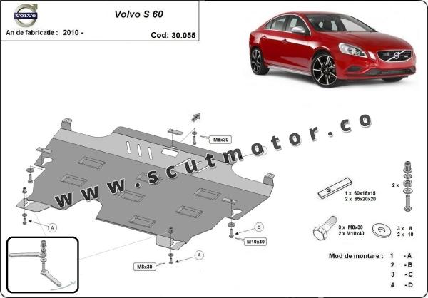 Scut motor și cutie de viteză Volvo S60 8