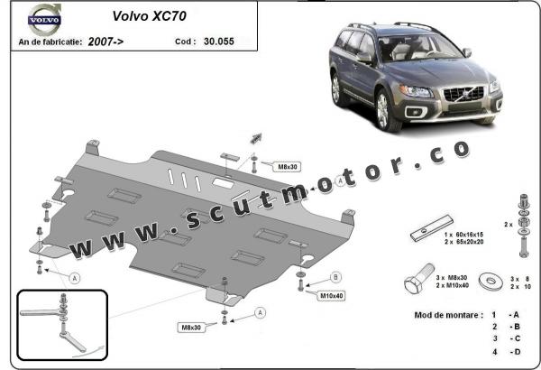 Scut motor și cutie de viteză Volvo XC70 7