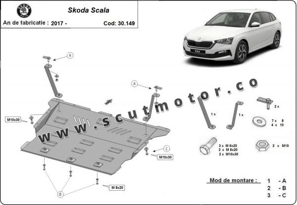 Scut Motor Skoda Scala 2