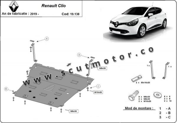 Scut motor Renault Clio V 1