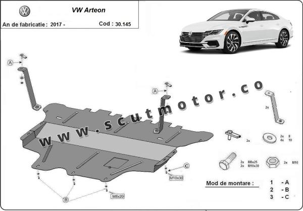 Scut motor Volkswagen Arteon - cutia de viteza manuala 1