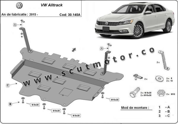 Scut motor Volkswagen Passat Alltrack - cutie de viteză automată 1