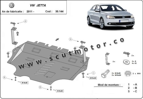 Scut motor Volkswagen VW Jetta 1