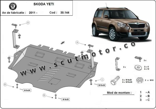 Scut motor Skoda Yeti 1