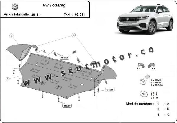 Scut motor VW Touareg 1