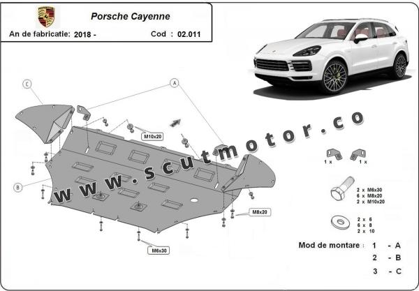 Scut motor Porsche Cayenne 1