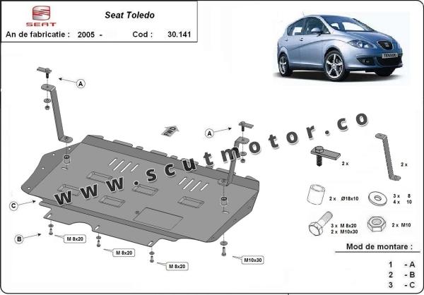 Scut motor Seat Toledo 3 2