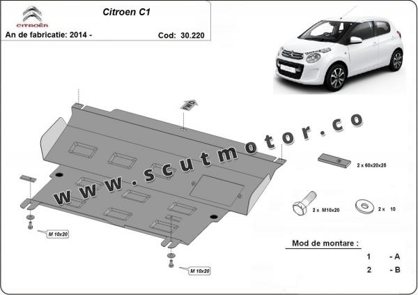 Scut motor Citroen C 1 1