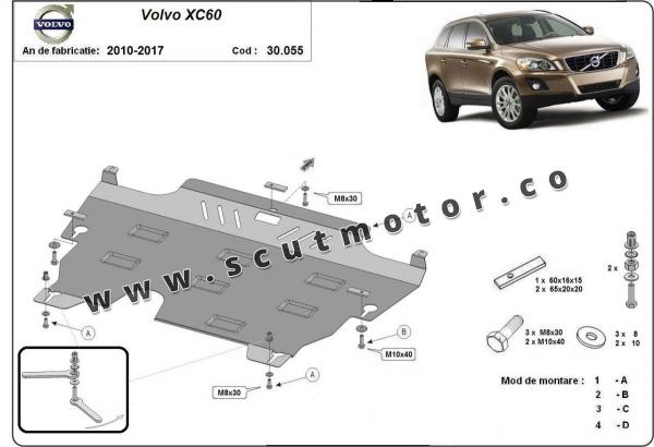 Scut motor și cutie de viteză Volvo XC60 7