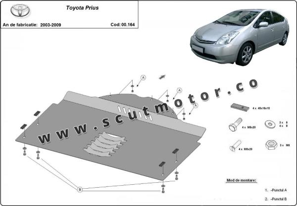 Scut antifurt catalizator pentru Toyota Prius 2 2