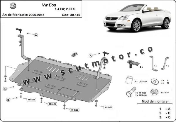 Scut motor  VW EOS 1