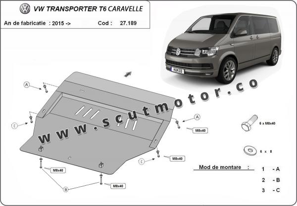 Scut motor Volkswagen Caravelle T5, T6 1