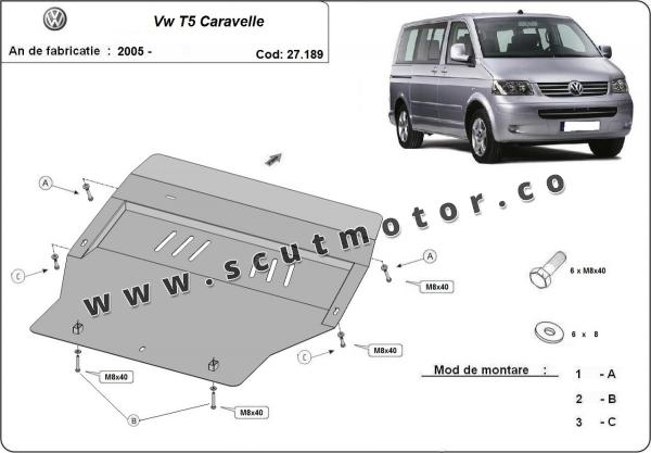 Scut motor Volkswagen Caravelle T5, T6 2