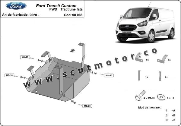 Scut rezervor AdBlue Ford Transit Custom 1