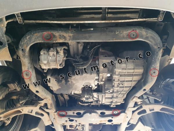 Scut motor metalic din aluminiu Volkswagen Transporter T5 11