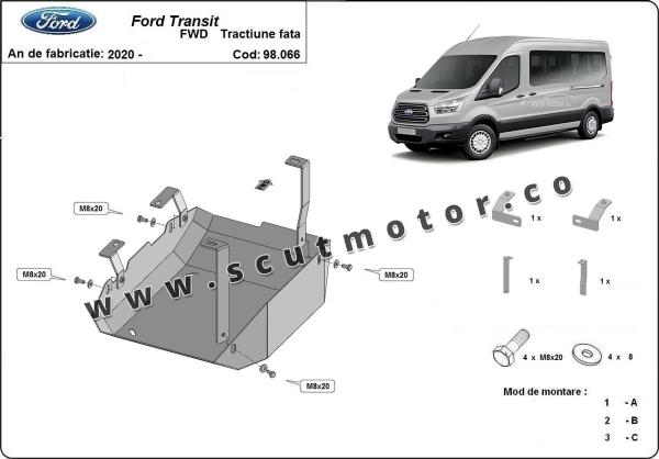 Scut rezervor AdBlue Ford Transit - Tractiune fata 3
