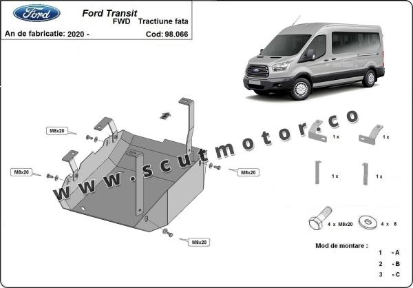 Scut rezervor AdBlue Ford Transit - Tractiune fata 7