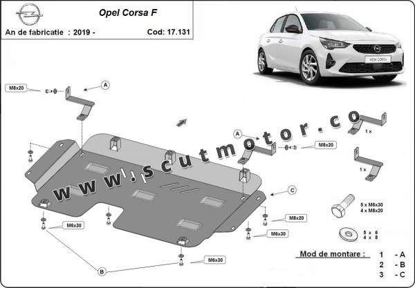 Scut motor Opel Corsa F 1