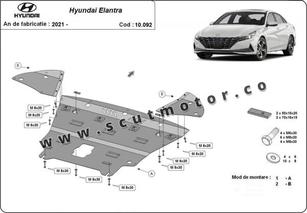 Scut motor Hyundai Elantra 1