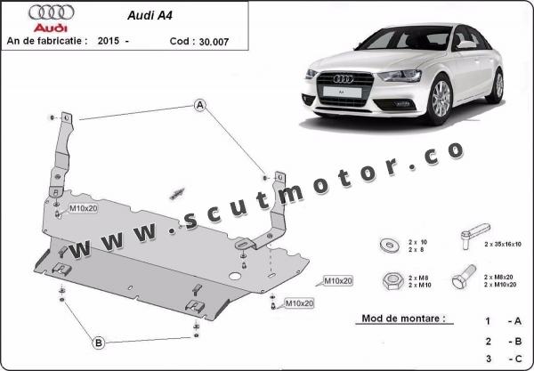 Scut motor Audi A4 B9 All Road 3