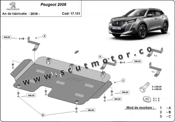 Scut motor Peugeot 2008 1