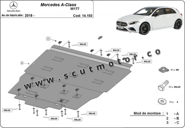 Scut motor Mercedes A-Class W117 1