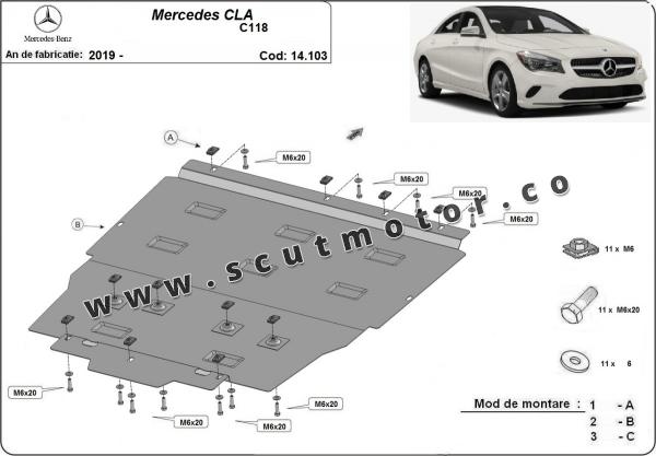 Scut motor Mercedes CLA C118 1