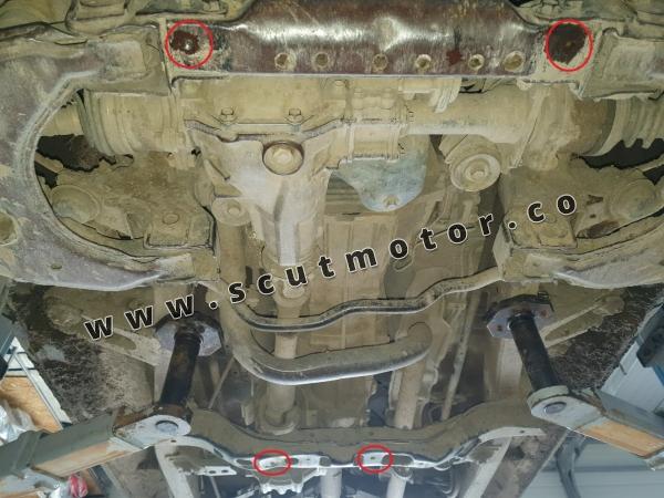 Scut cutie de viteză și radiator Toyota Hilux 2