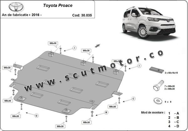 Scut Motor Toyota Proace 2
